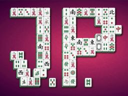 クラシックなゲームメカニクスを備えた麻雀 ジェーピーズ のゲームプレイのスクリーンショット。