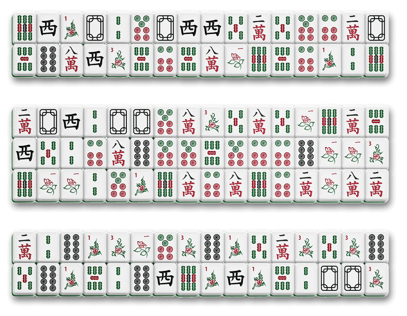 Mahjong Connect Three Rows - Play Free Online - TheMahjong.com